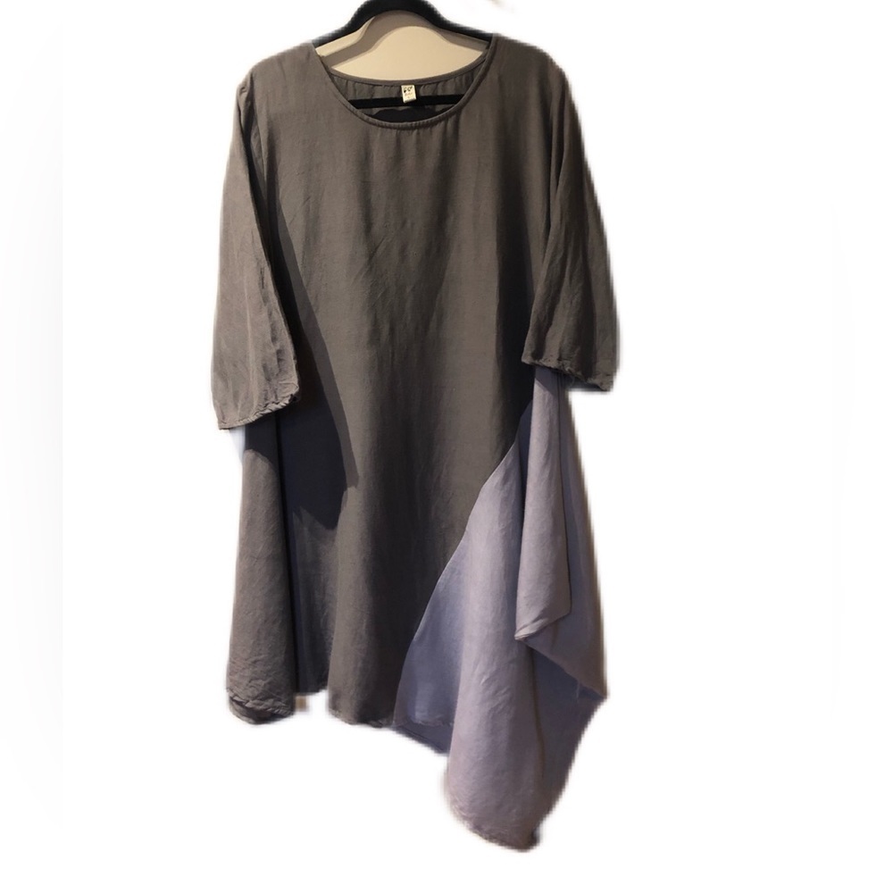 Baba asymmetrical tunic dress
